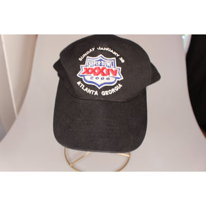 Super Bowl XXXIV 2000 Baseball CAP/Hat Logo 7 Adjustable Black LA Rams-Titans